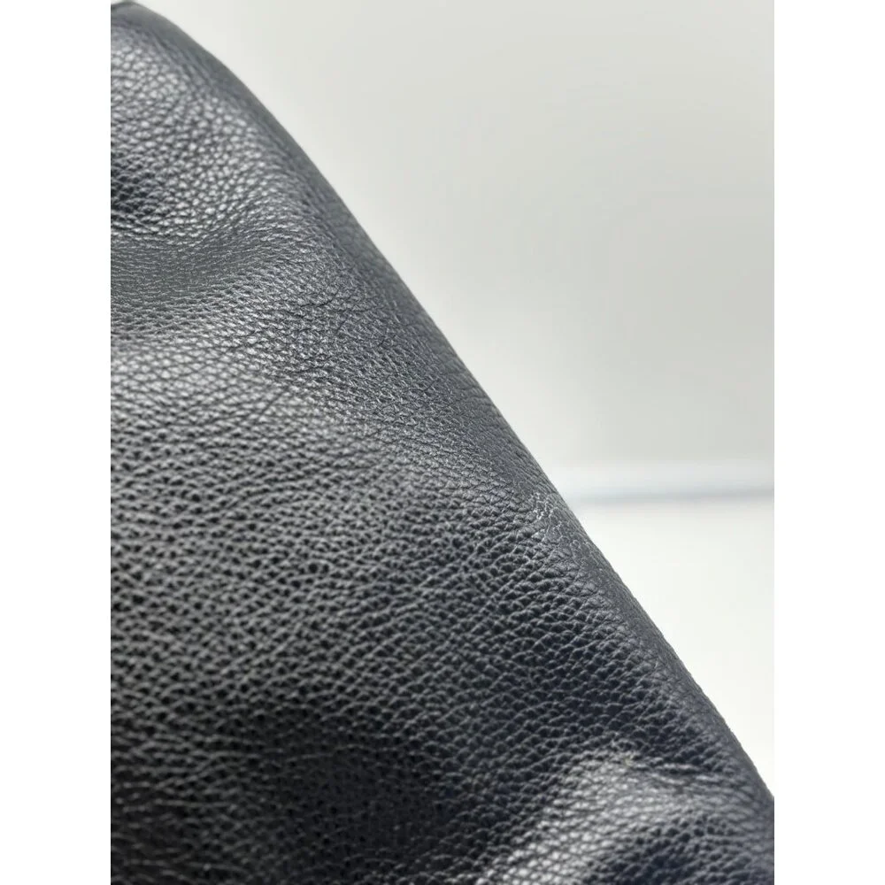 Rebecca Minkoff Textured Leather Mini Perry Satchel in Black